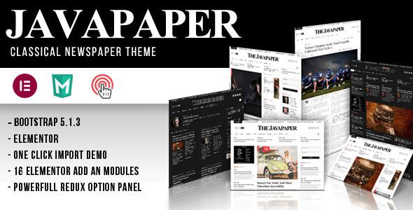 Javapaper – Classic Newspaper Theme 1 Javapaper Classic Newspaper Theme