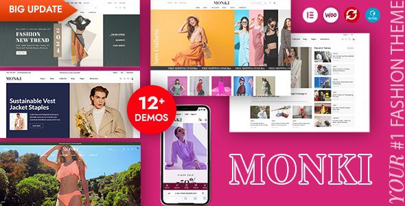 Monki - Elementor Fashion WooCommerce WordPress Theme 1 Monki - Elementor Fashion WooCommerce WordPress Theme