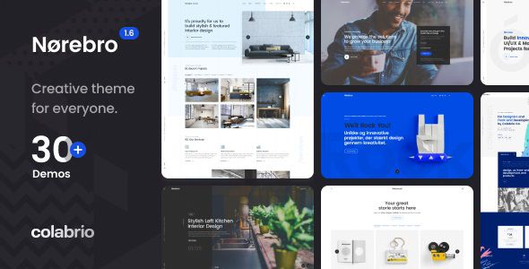 Norebro - Creative Portfolio WordPress Theme 1 Norebro Creative Portfolio WordPress Theme