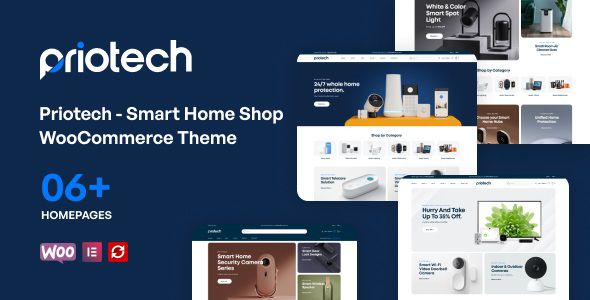 Priotech - Smart Home Shop WooCommerce Theme 1 Priotech - Smart Home Shop WooCommerce Theme