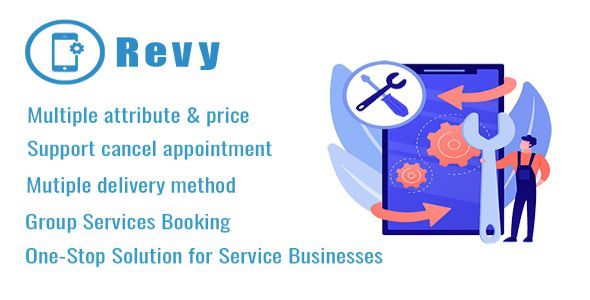 Revy – WordPress Booking System for Repair & Maintenance Services