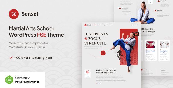 Sensei - Martial Arts Club & Trainer Gutenverse FSE WordPress Theme 1 Sensei - Martial Arts Club & Trainer Gutenverse FSE WordPress Theme