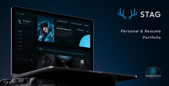 STAG - Personal Portfolio WordPress Theme 1 STAG Personal Portfolio WordPress Theme