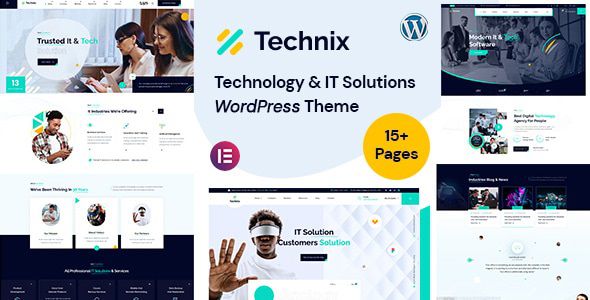 Technix - Technology & IT Solutions WordPress Theme 1 Technix Technology & IT Solutions WordPress Theme