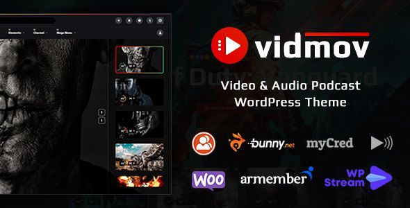 VidMov - Video WordPress Theme 1 VidMov - Video WordPress Theme
