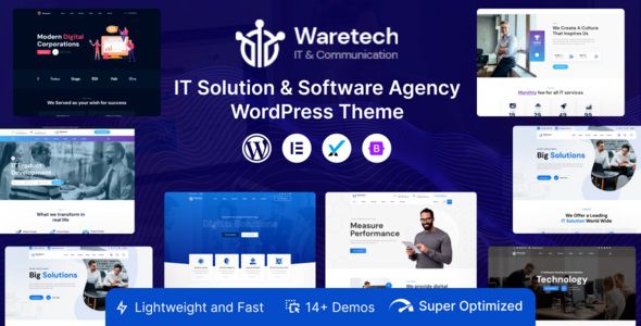 Waretech - IT Solutions & Technology WordPress Theme 1 Waretech IT Solutions & Technology WordPress Theme