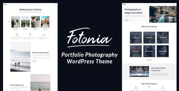 Fotonia - Portfolio Photography WordPress Theme