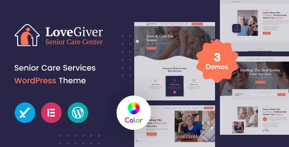 Lovegiver - Senior Care WordPress Theme