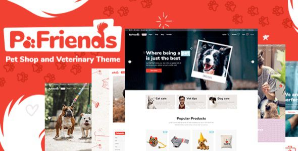 PawFriends - Pet Shop and Veterinary WordPress Theme