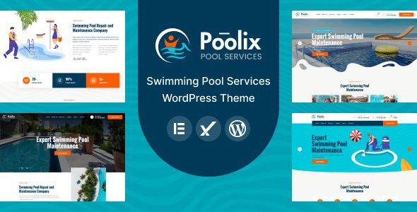 Poolix - Pool Cleaning & Renovation WordPress Theme 1 Poolix - Pool Cleaning & Renovation WordPress Theme
