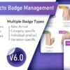 WooCommerce Products Badge Management