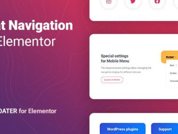 Floater – Sticky Navigation Menu for Elementor