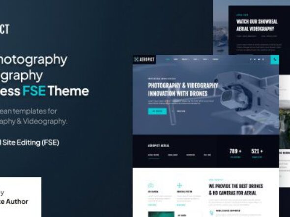 Aeropict – Drone Aerial Photography & Videography FSE WordPress Theme