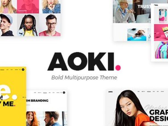 Aoki - Creative Design Agency WordPress Theme