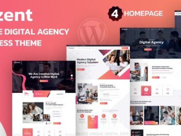 Azent - Creative Digital Agency WordPress Theme