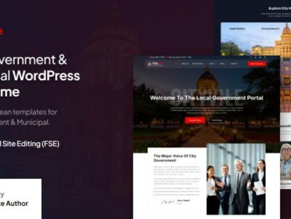 Cityvile – City Government & Municipal Gutenverse FSE WordPress Block Theme