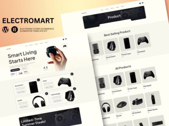 Electromart - Electronics Store Elementor Template Kit