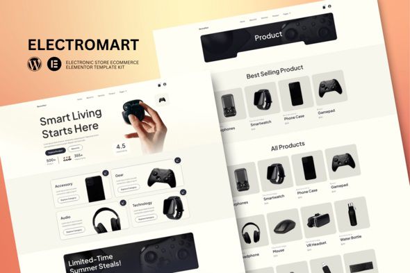 Electromart - Electronics Store Elementor Template Kit