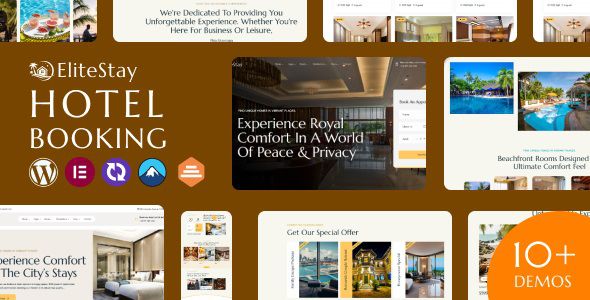 EliteStay - Hotel Booking WordPress Theme wowtheme7