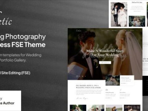 Esthetic - Wedding Photography Gutenverse FSE WordPress Theme