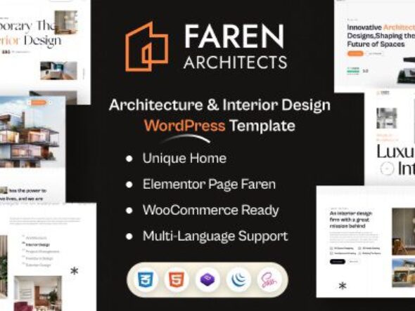 Faren - Architecture and Interior Design WordPress Theme