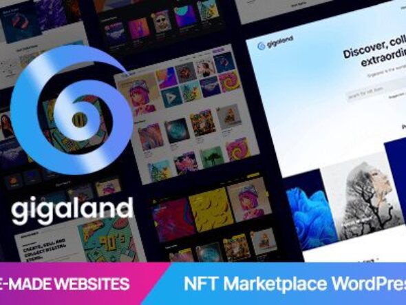 Gigaland - NFT Marketplace WordPress Theme