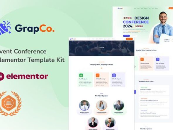 Grafco - Event Conference Elementor Template Kit