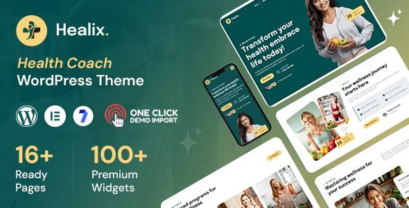 Healix - Health Coach WordPress Theme