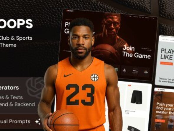 Hoops - Basketball Club & Sports WordPress Theme