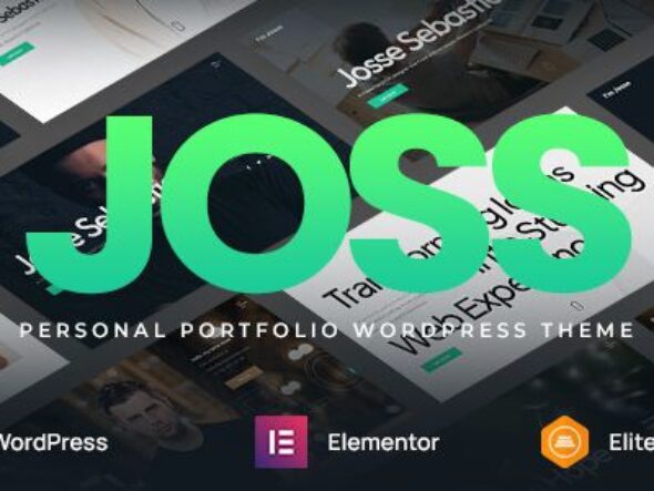 Joss - Personal Portfolio WordPress Theme
