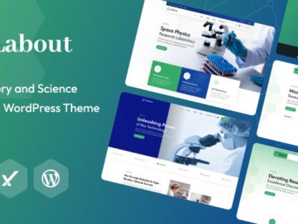Labout – Laboratory & Research WordPress Theme