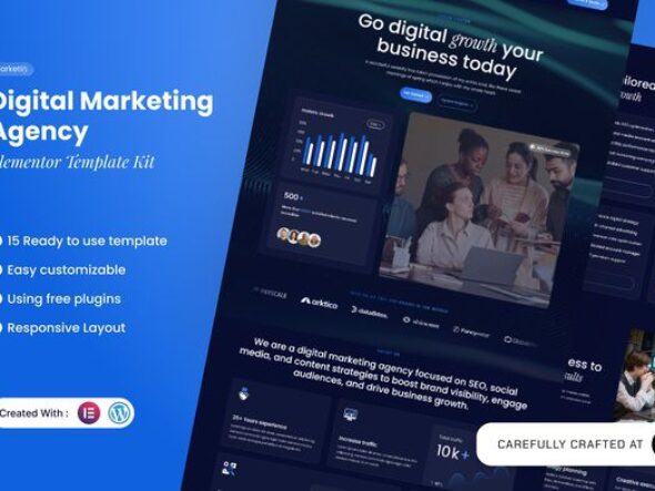 Marketify - Digital Marketing Agency Elementor Template Kit