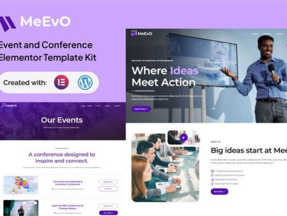 Meevo - Event and Conference Elementor Kit