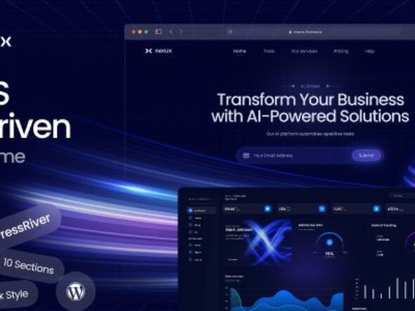 Nexux - AI Saas Landing Page WordPress Theme