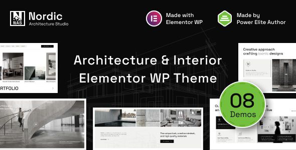 Nordic - Architecture & Interior Design WordPress Theme
