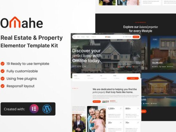 Omahe - Real Estate & Property Elementor Template Kit
