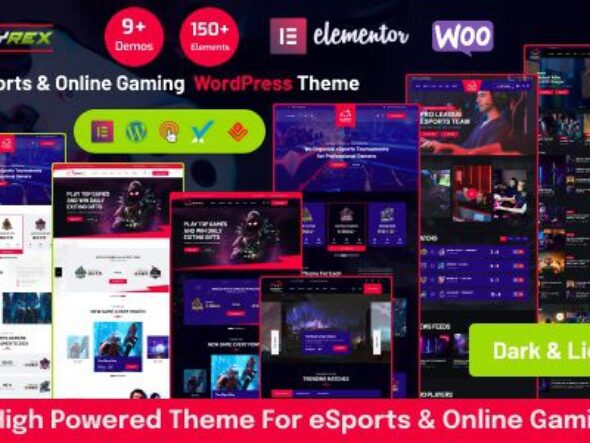 Playrex - eSports & Gaming WordPress Theme