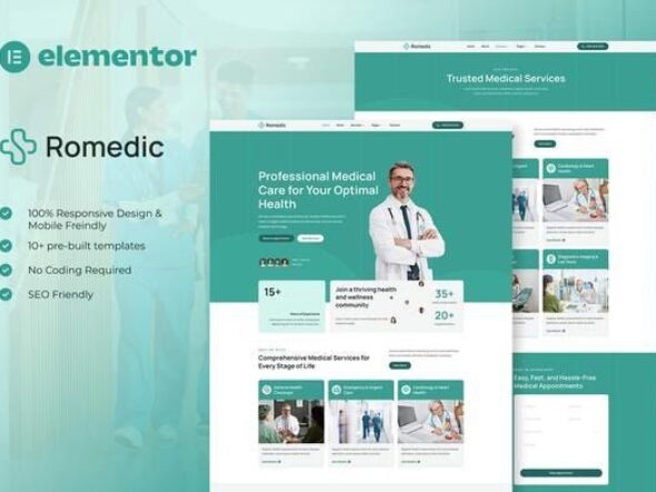 Romedic - Hospital & Medical Clinic Elementor Template Kit