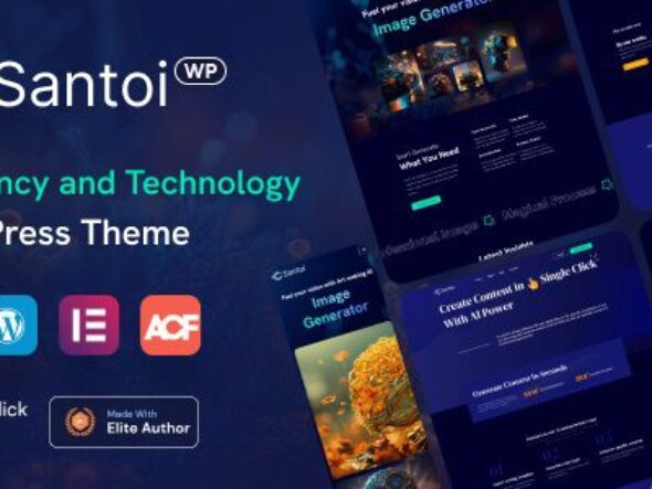 Santoi - AI Agency and Technology WordPress Theme