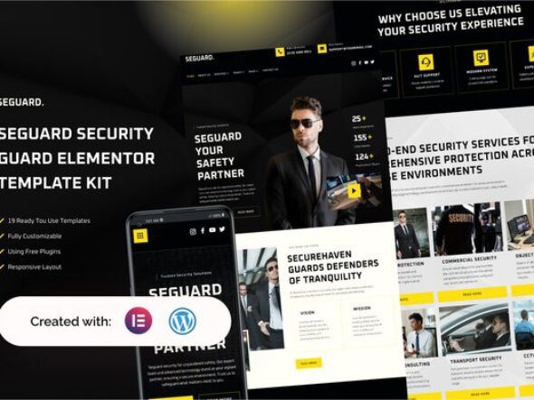 Seguard Guard & Security Service Elementor Template Kit