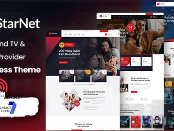 StarNet - Internet Provider WordPress Theme