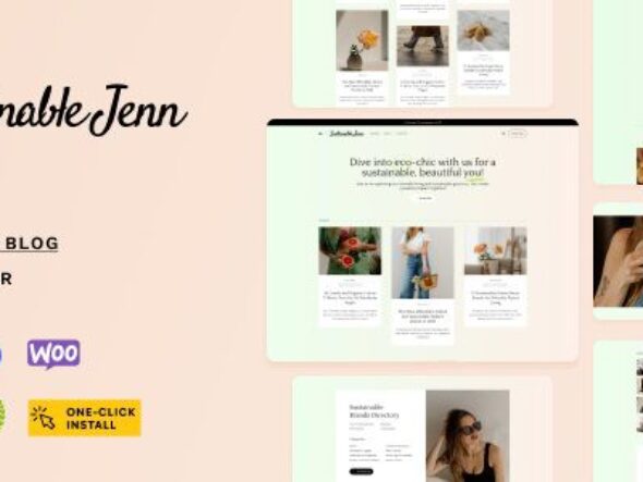 Sustainable Jenn - Eco Lifestyle Blog WordPress Theme