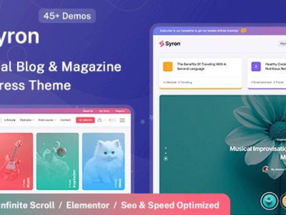 Syron - Personal Blog & Magazine WordPress Theme