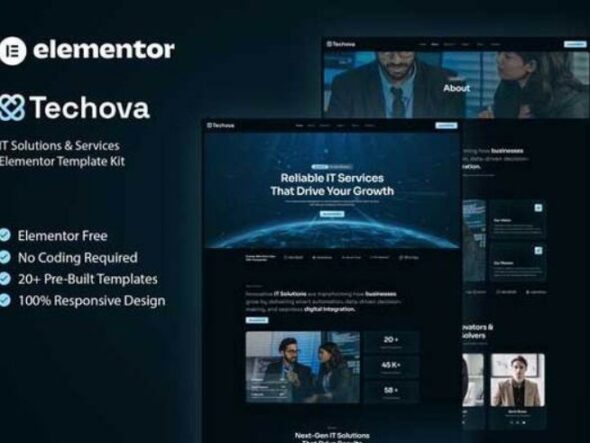 Techova – IT Solutions & Services Elementor Template Kit