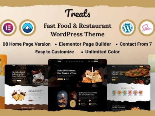 Treats - Fast Food & Restaurant WordPress Theme