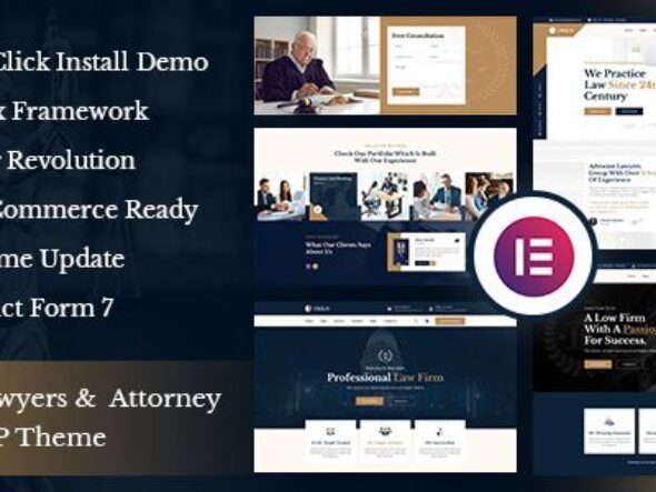 Ukilo - Lawyer & Attorney WordPress Theme
