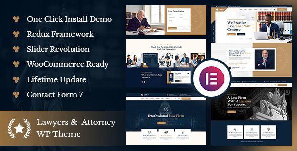 Ukilo - Lawyer & Attorney WordPress Theme