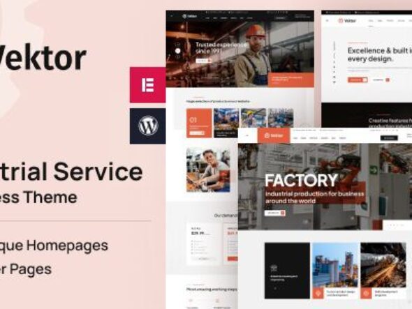 Vektor - Industrial Service WordPress Theme