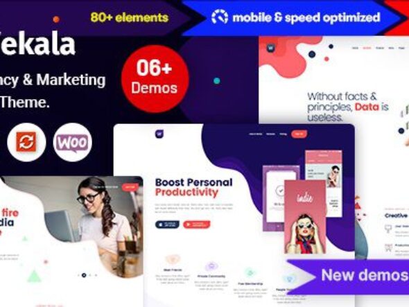 Wekala - Digital Agency & Marketing WordPress Theme