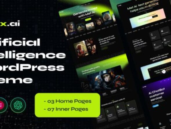 Zex - Ai Image Generate WordPress Theme
